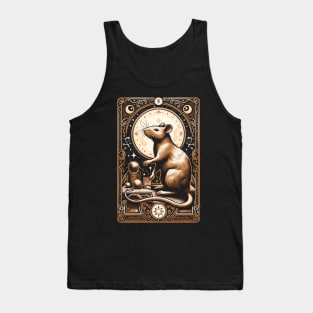 Whiskered Majesty Rat Full T-Shirts for Rodent Royalty Tank Top